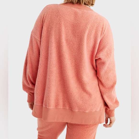 NWOT Aerie Cozy Good Vibes Oversized Sweatshirt - Picture 3 of 10